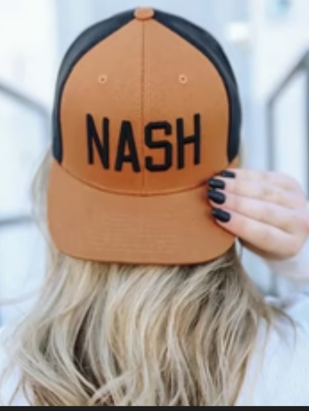 NASH EMBROIDERED TRUCKER HAT